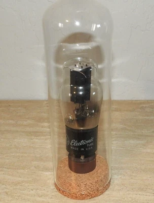$9.99 • Buy Vintage GE Classic Vacuum Tube Display Bell Jar Top Cork Base Retro Steampunk!