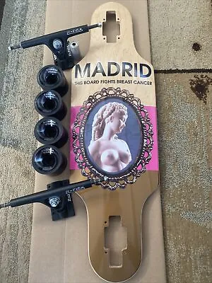 $108 • Buy Madrid Boobies Drop Through Skateboard 29” X 9” Z Flex Cadillac Wheels