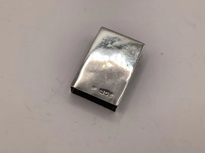 £23 • Buy Antique Sterling Silver London 1896 Matchbox Holder