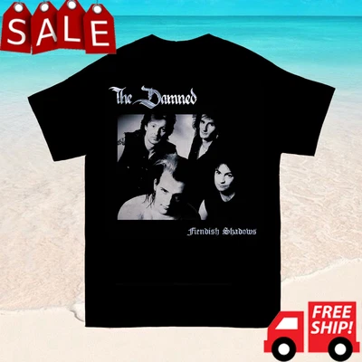 $17.09 • Buy Rare The Damned Fiendish Shadows Cotton Black T Shirt S To 5XL Gift Fans K2833