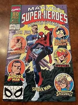 Marvel Super-Heroes #4 Winter Special Comic Book 1990 Spider-Man Nick Fury • $0.99