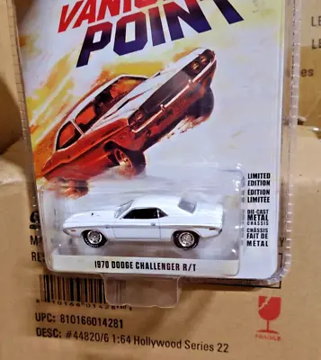 1970 Dodge Challenger R/T White  Vanishing Point  (1971) Movie  Hollywood  • $14.99