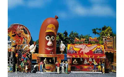 FALLER Hot Dog Man/Power Ball Booths Fairground Model Kit V HO Gauge 140464 • £35.72