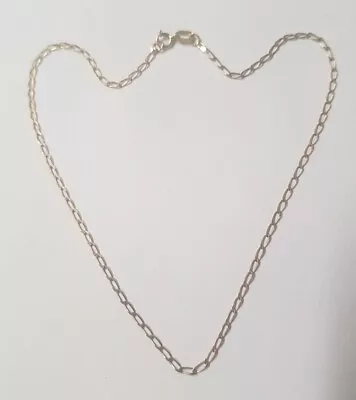 9ct Gold Anklet Curb Link Chain - 10  0.80g • £47