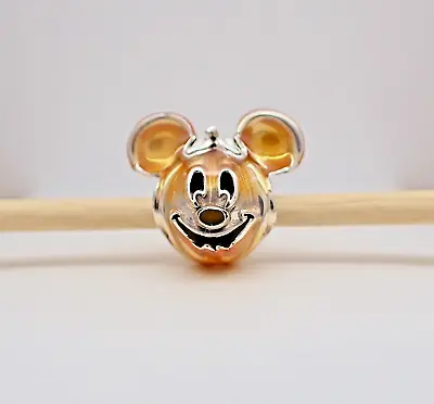 Authentic Pandora #799599C01 Disney Mickey Mouse Pumpkin Charm • $52.50