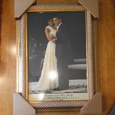 BARACK OBAMA & MICHELLE DANCE @ THE INAUGURAL BALL IN 2009   22  By 16  • $65