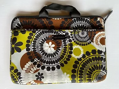 Vera Bradley Neoprene Laptop Case Cocoa Moss Browns  • $8.99