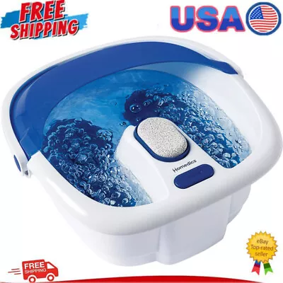 HoMedics Bubble Bliss Elite Heated Foot Spa Bubble Foot Massager • $35.98