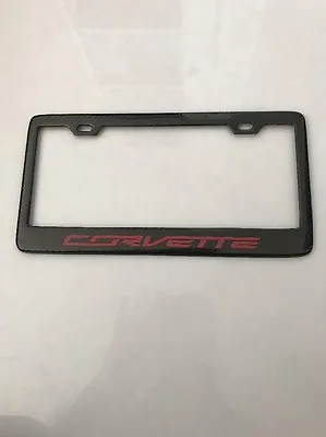 Handmade Carbon Fiber C7 C6 Z06 Z07 Corvette License Plate Frame C5 Z51 Stingray • $39.95