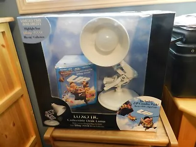 DISNEY PIXAR LUXO Jr LAMP COLLECTIBLE BRAND NEW IN BOX NEVER OPENED UP BLUE RAY • $365.80