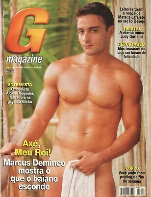 GAY MAGAZINE BRAZIL 2002 - June #57 Man Model Marcos Deminco • $24.90