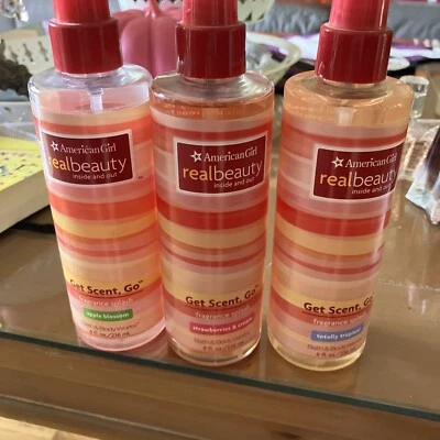 $21 • Buy American Girl Apple Blossom, Strawberries & Cream, & Totally Tropical Perfumes