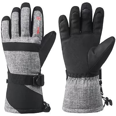Alpine Swiss Mens Waterproof Ski Gloves Snowboarding 3M Thinsulate Winter Gloves • $19.99