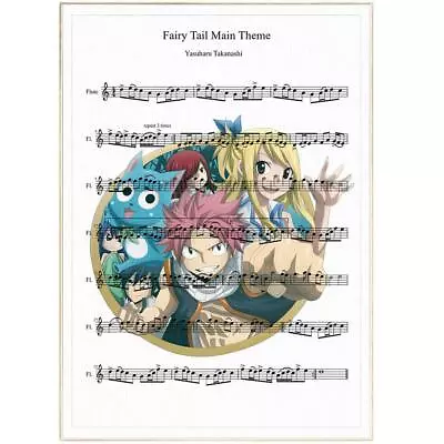 Yasuharu Takanashi Fairy Tail Main Theme Print • £3.99