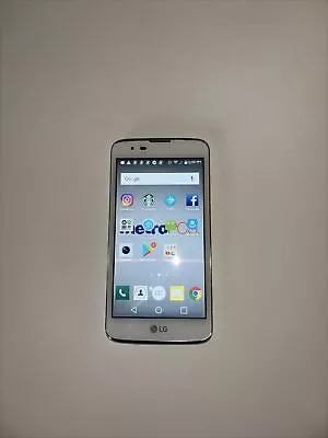  LG K7 MS330 (MetroPCS) Smartphone GSM 4G LTE - White 8GB  • $20