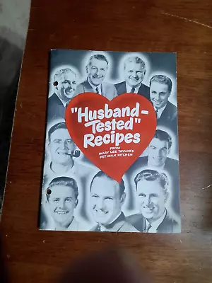 $9.50 • Buy Vintage Recipe Book HUSBAND-TESTED RECIPES Pet Milk Mary Lee Taylor