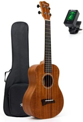 $105.68 • Buy Solid Mahogany Ukalele Tenor Ukulele 26 Inch Uke Hawaii Guitar Matt W/Bag And 