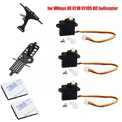 For Wltoys XK K110 K110S RC Helicopter Servo Board&Base & Foam Pad Retrofit Kit • $40.94