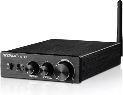 Aiyima A07 Pro 2.1 Digtal Bluetooth Amplifier 2 X 300 Watts • £89