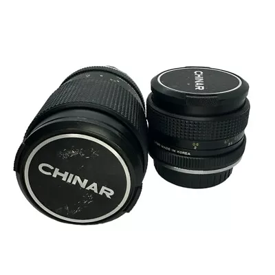 Chinar 135mm 1:2.8 And 35mm 1:2.8 Lens For Pentax K PK Mount • $40