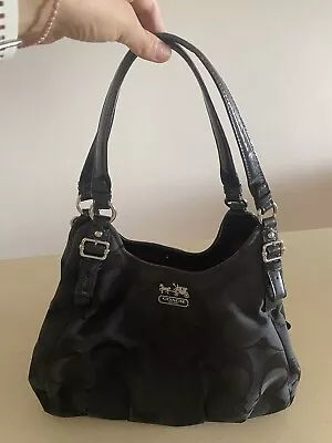 Coach Black Handbag • $75