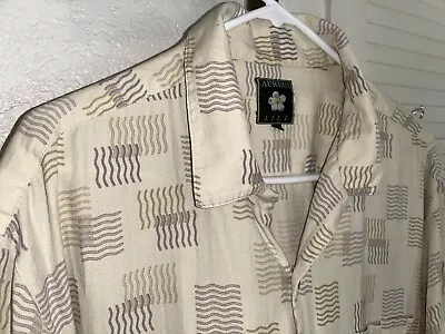 Men's Vintage Shirt - Size Xl - 100% Silk - By  Aureus  • $17.99