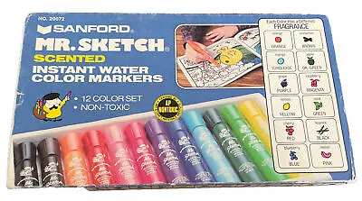 Sanford Mr. Sketch Scented Water Color Markers 20072 Nontoxic READ DESCRIPTION! • $19.99