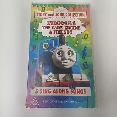 Thomas The Tank Engine VHS Merchandise Vintage 90s Rare Sing Along Collection • $14.99