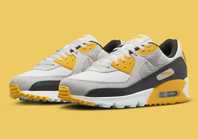Nike Air Max 90 White/Black/Gold Shoes Mens Size US 8-13 Casual Sneakers New✅ • $159.95