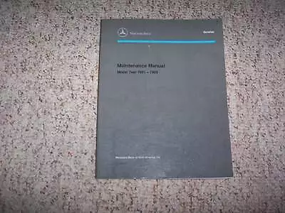 1986-1989 Mercedes Benz 560SL Maintenance Shop Service Repair Manual 1987 1988 • $195.30