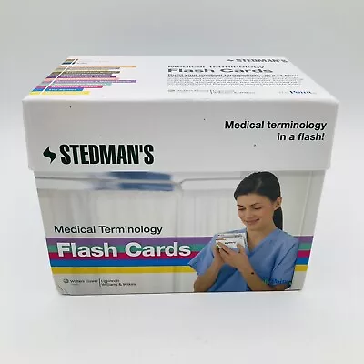 Stedman's Medical Terminology Flash Cards - Cards By Stedman's - Very Good • $25