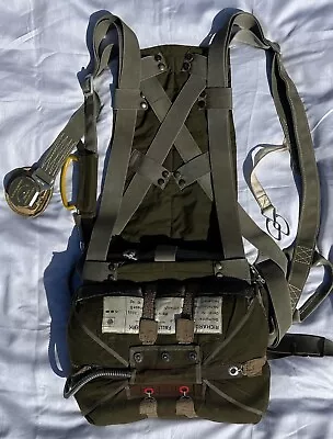 German Pilot  Seat Pack  Parachute / Military / Post War 1960'S • $650