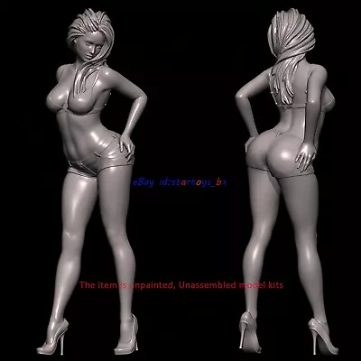 Sexy Beauty Girl 1/24 Figure 3D Print Model Kit Unpainted Unassembled GK 75mmH • £15.60