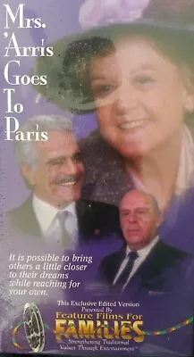 NEW Mrs Arris Goes To Paris VHS Tape Angela Lansbury Diana Rigg Omar Sharif NIP • $17.99