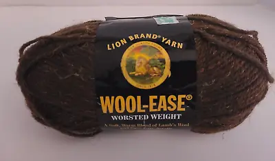Lion Brand Wool-Ease MINK BROWN #127 Acrylic/Wool Yarn 3 Oz./ 197 Yards • $7.49