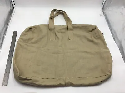 J JILL Cotton / Hemp Tan Tote Bag • $29.95