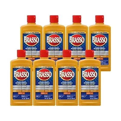 Brasso Braso Metal Polish 8 Oz - Case Of 8 • $53.50