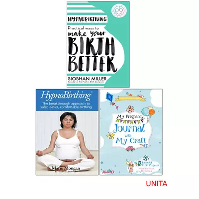 My Pregnancy Journal With My Craft Hypnobirthing 3 Books Collection Set PB NEW • £21.99