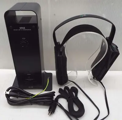 $740 • Buy Stax Condenser Headphones SRS-3000 Black AC100V