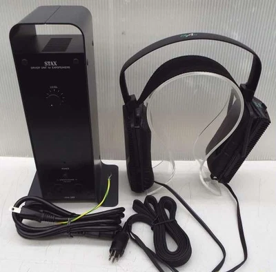$740 • Buy Stax Condenser Headphones SRS-3000 Black AC100V