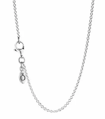 AUTHENTIC PANDORA NECKLACE STERLING SILVER CHAIN #590412-45 W/POUCH • $23.99