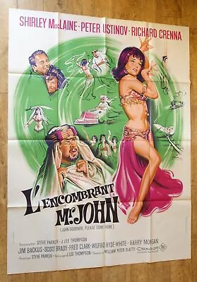 $49 • Buy JOHN GOLDFARB PLEASE COME HOME Sexy Original LARGE French Movie Poster '65 Litho
