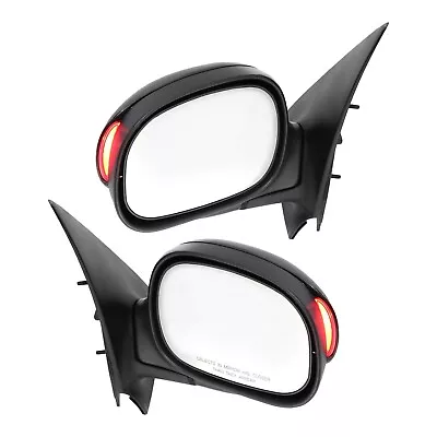 Set Of 2 Mirrors Driver And Passenger Side For 2001-03 Ford F-150 Crew Cab Power • $178.67