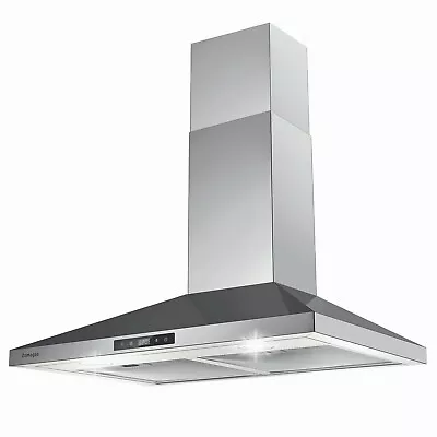 30inch Wall Mount Range Hood 450CFM Touch Control LED Stainless Steel Filter New • $129.99