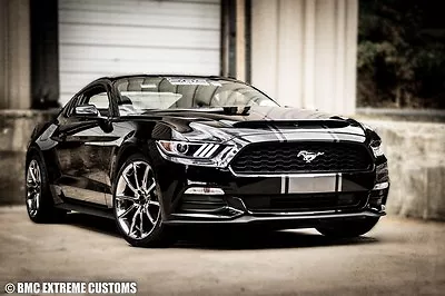 2015 2016 2017 Ford Mustang Black Mamba Ram Air Performance Hood • $809.99