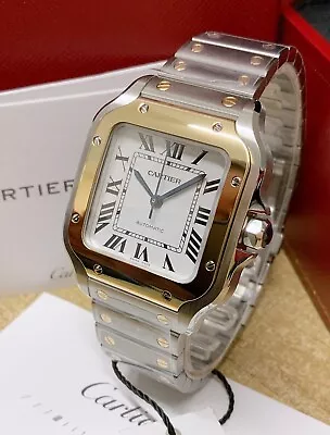 £8595 • Buy Cartier Santos De Cartier W2SA0016 Medium Size 2023 UNWORN