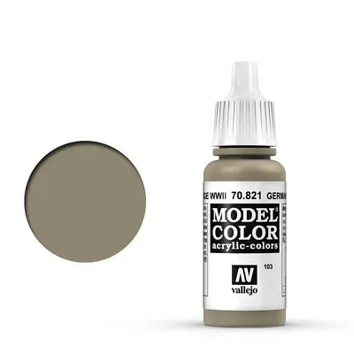 Vallejo Model Color 70.821 German Camouflage Beige WWII Acrylic Paint 17ml Valle • $4.75