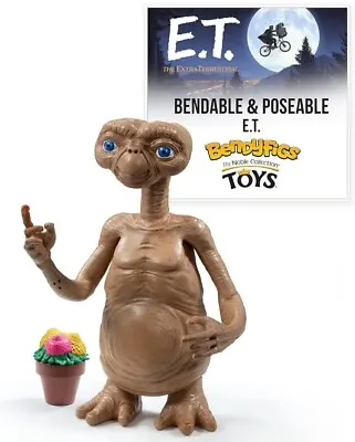 BendyFigs E.T. The Extra-Terrestrial 40th Anniversary The Noble Collection New • $11.99