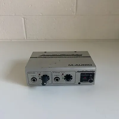 Audio Buddy Dual Mic Preamp/Direct Box M-Audio W/ Power Supply No Cord • $21.60
