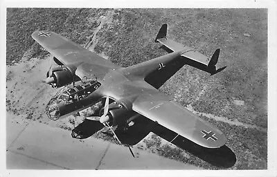 Postcard RPPC 1940s German Luftwaffe Dornier DO-215 Military Aircraft 23-6642 • $14.19